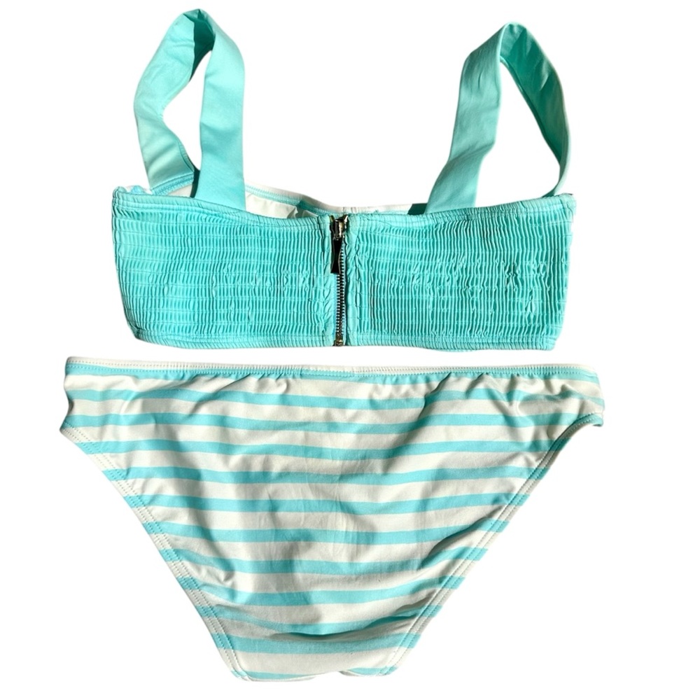 Kate Spade Blue and White Striped Bikini - Picture 4 of 11